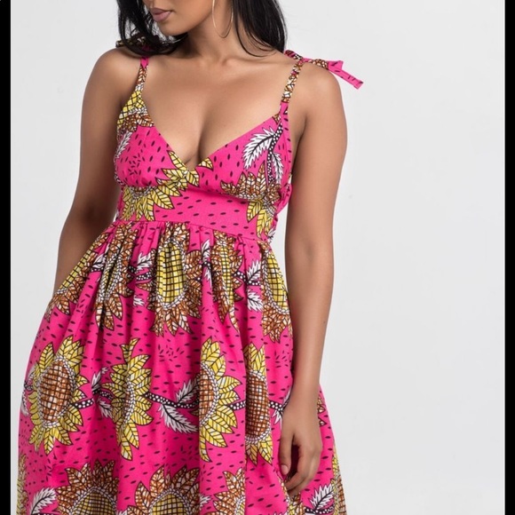 African print Crisanta Maxi Dress by Grass-Fields - Picture 2 of 7